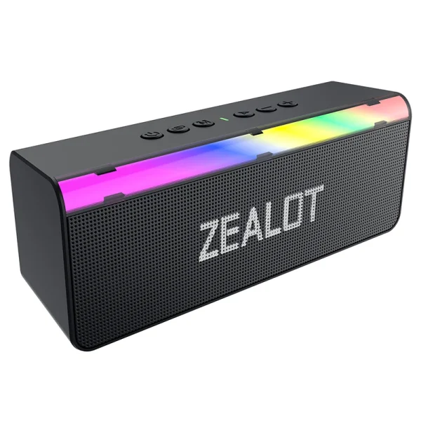 Zealot-S72 Outdoor Bluetooth Speaker 20W Superior Sound and Bass Music Sound Box IPX6 Waterproof 10H Playtime Portable Speaker - Image 7