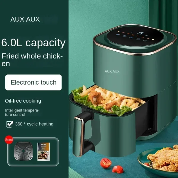220V AXA Air Fryer Model - All-in-One Air Fryer Oven with Smart Auto-Fry, Multi-Functionality and No Oil Cooking C - Image 12