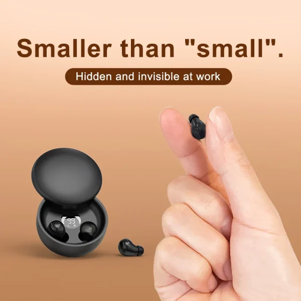 SK26 Bluetooth 5.4 Wireless Earphones Small Earbuds Sleeping Sport Invisible Headphones Bass Sound Quality Headset Sliding Cover - Image 6