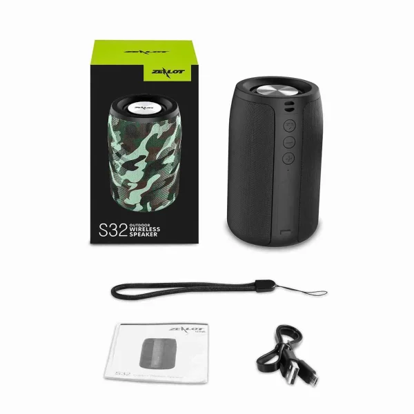 Outdoor Sound Box  S32 Speaker Portable Wireless Bluetooth Speaker 5W Lower Power Consumption Subwoofer for Indoor Outdoor - Image 7