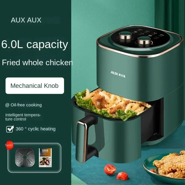 220V AXA Air Fryer Model - All-in-One Air Fryer Oven with Smart Auto-Fry, Multi-Functionality and No Oil Cooking C - Image 4