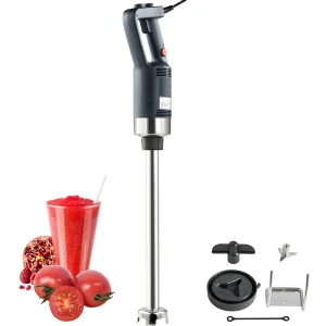 VEVOR Commercial Immersion Blender 500 Watt Heavy Duty Hand Mixer Variable Speed Kitchen Stick Mixer with 304 Stainless Steel