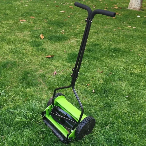 16-inch Multi-purpose Lawn Mower For Garden Villas, Compact And Lightweight Hand-push Lawn Mower For Small Lawns And Gardens - Image 2
