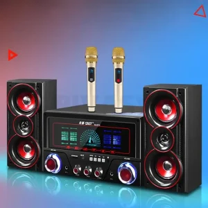 4 Inch Bluetooth Sound Box Active Subwoofer 2.1 Karaoke Home Computer Speaker Remote Control Home Theater Audio Sound System Set