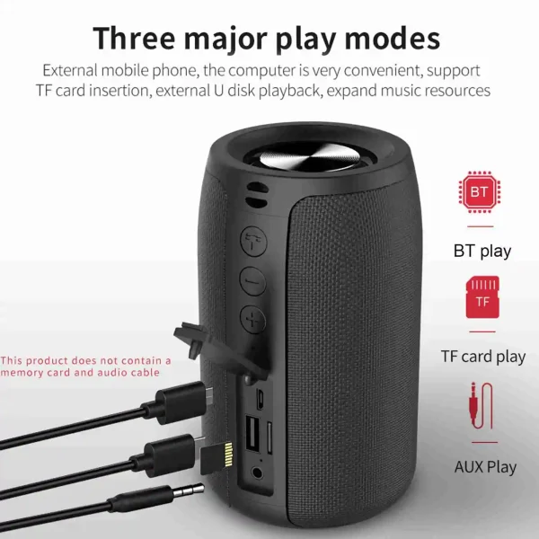 Portable Wireless Bluetooth Speaker 5W Lower Power Consumption Subwoofer for Indoor Outdoor Outdoor Sound Box  S32 Speaker - Image 4