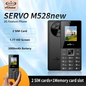 2G Feature Phone 1.77" Display 3000mAh Battery Dual SIM Dual Standby Strong Torch MP3 MP4 FM Radio Bluetooth Senior Mobile Phone