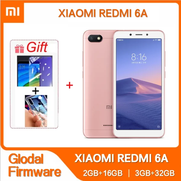 Original Xiaomi Redmi 6A 3GB 32GB Smartphone Wholesale Xiaomi Mobile Phones Unlocked Android Google Play Global Frimware - Image 2