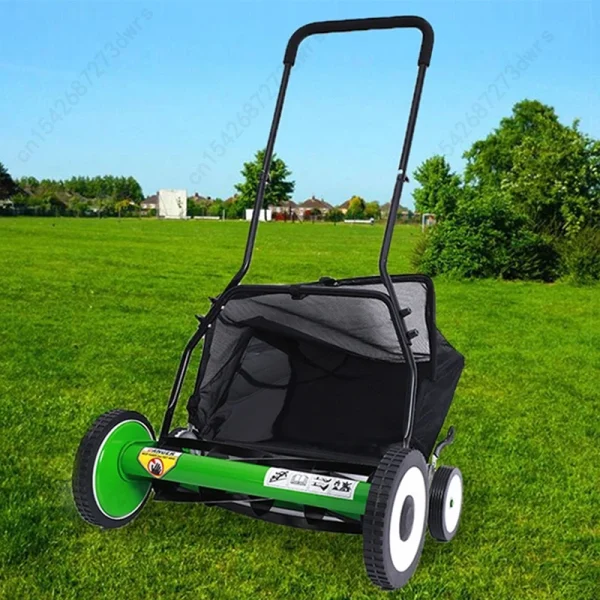 16-inch Multi-purpose Lawn Mower For Garden Villas, Compact And Lightweight Hand-push Lawn Mower For Small Lawns And Gardens - Image 12
