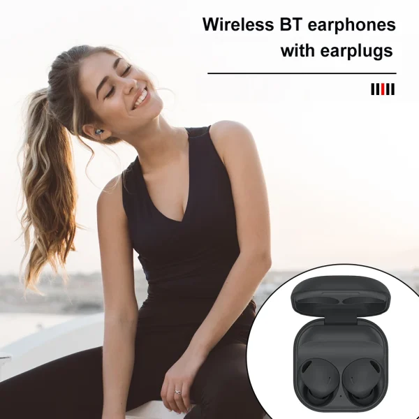 R510 For Galaxy Buds2 Pro Earbuds Wireless Earphone Touch Control TWS Headset Sport Bluetooth Gaming Earphones with Charging Box - Image 3