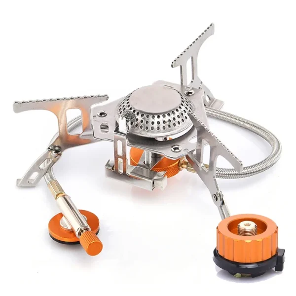 Camping Gas Stove Portable Folding Outdoor Backpacking Stove Tourist Equipment For Cooking Hiking Picnic 3500W - Image 7
