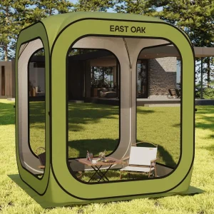 Screen House Tent Pop-Up, Portable Screen Room Canopy Instant Screen Tent 6 x 6 FT with Carry Bag for Patio, Backyard
