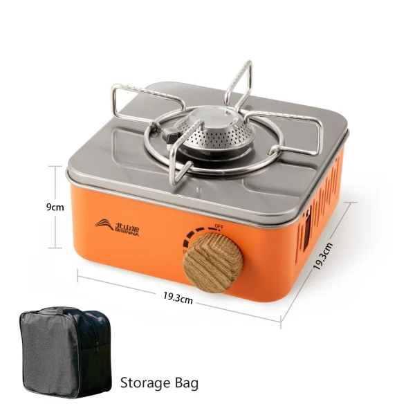 BISINNA Camping Gas Stove 2800W High Firepower Portable Cassette Furnace Outdoor Gas Burner Picnic Camp - Image 7