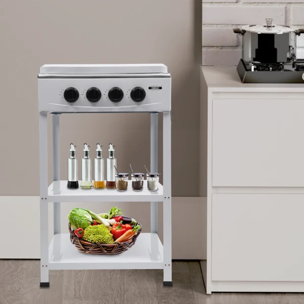 4/5 Burners Independent Control Natural Gas Stove Removable Propane Gas Stove with Cover for Outdoor Camping RV Travel - Image 4