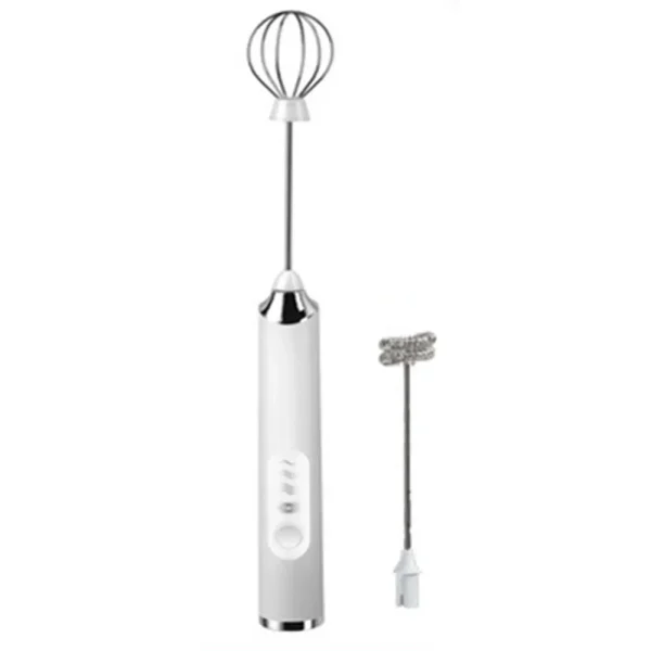 Electric Foamer Mixer Whisk Beater Stirrer 3-Speeds Coffee Milk Drink Frother USB Rechargeable Handheld Food Blender Whisk - Image 8