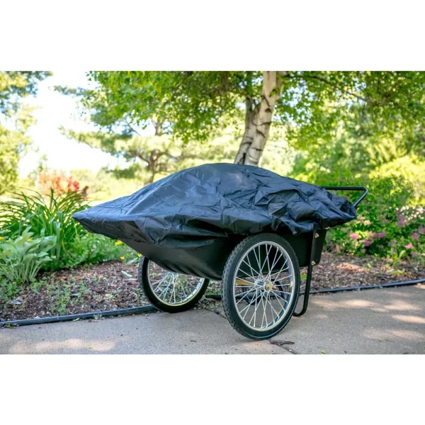 8376 Heavy-Duty Utility Cart – 10 Cu. Ft, 400 lb Capacity, Flat-Free Wheels for Ice Fishing, Firewood & Outdoor Hauling - Image 5