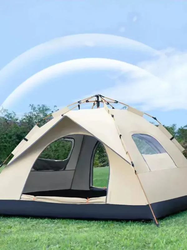 Automatic Quick-opening Tent Outdoor Self-driving Travel Camping Tent Automatic Quick-open Tent Two doors and two windows - Image 7