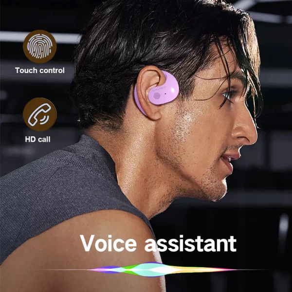 GREATWALL Wireless Bluetooth Earphones HIFI Headphones Stereo Sports Headset With Mic HD Call Earbuds Spherical Charging Case - Image 6
