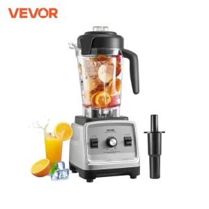 VEVOR Blender for Smoothies 1400W Professional Blender with Powerful Motor Multi-Functional Food Processing Blender for Kitchen