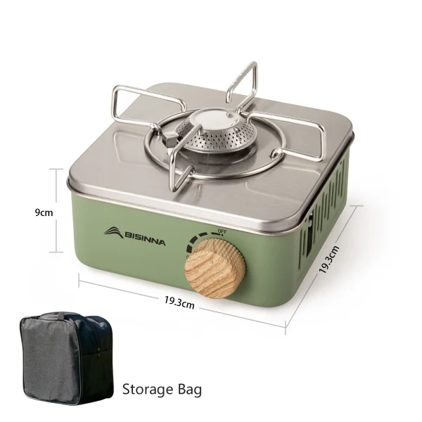 BISINNA Camping Gas Stove 2800W High Firepower Portable Cassette Furnace Outdoor Gas Burner Picnic Camp - Image 9