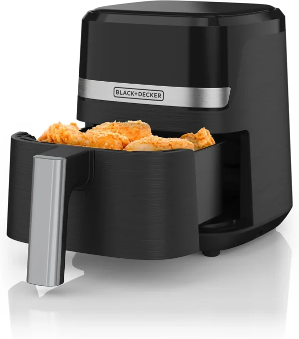 Purifry 2QT Air Fryer, Crispy Deep Fried Taste without the Fat, Plus Bake, Dehydrate, and Keep Food Warm, Digital Touchscreen an