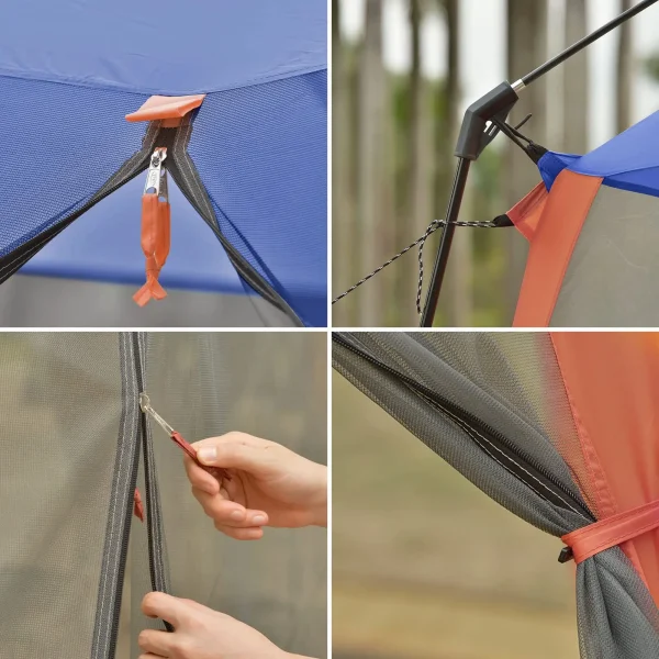 Screen House Room Camping Tent 12 x 10 Ft Canopy Tent Screen Shelter Gazebos Outdoor - Image 6