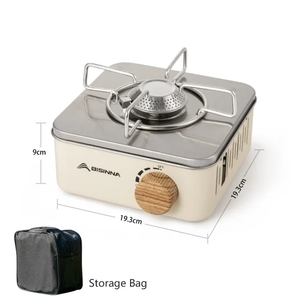 BISINNA Camping Gas Stove 2800W High Firepower Portable Cassette Furnace Outdoor Gas Burner Picnic Camp - Image 8