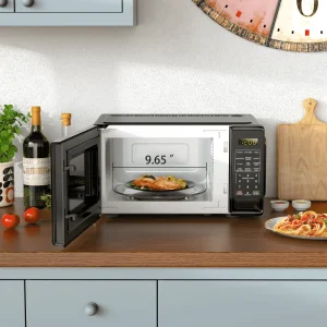 2025 NEW Mainstays 0.7 Cu ft Countertop Microwave Oven, 700 Watts, Black