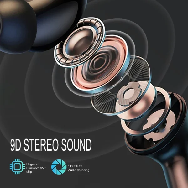 Xiaomi Tws Wireless Bluetooth Earphones HD Stereo Sound Earbuds Headphones Charging Box LCD Touch Display Sports In-Ear Headset - Image 4