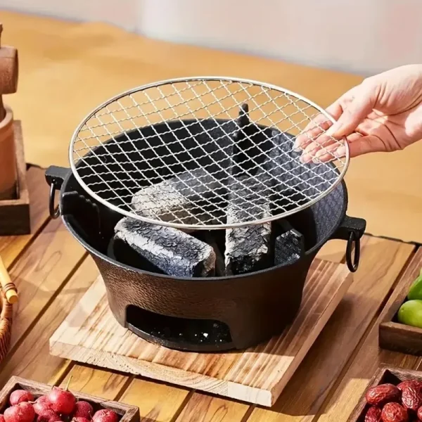 Cast iron oven, fireplace, charcoal and alcohol stove, Korean Japanese style barbecue, family garden, outdoor camping restaurant - Image 6