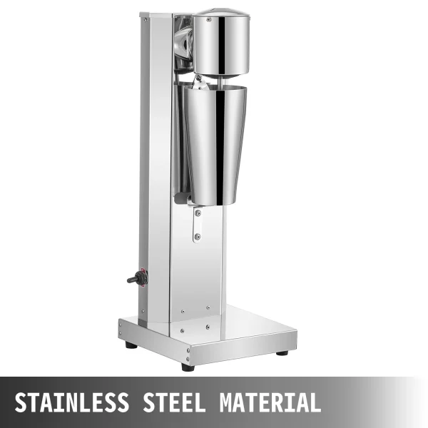 SucceBuy Commercial Milkshake Machine 800ml Stainless Steel Electric Single Head Milk Bubble Stirring Machine Smoothie Blender - Image 3