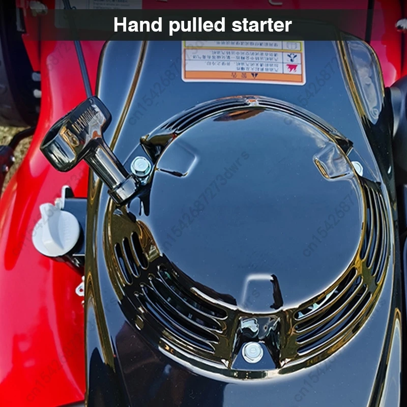 High Power Gasoline Engine Villa Garden Lawn Mower 60L Grass Bag 10 Gear Adjustment Hand Push / Self-propelled Lawn Mower - Image 4