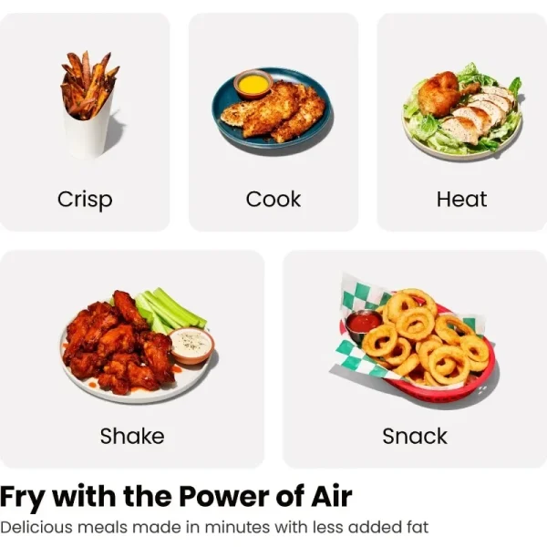 CHEFMAN 6 Quart Dual Basket Air Fryer Oven with Easy View Windows, Sync Finish, Hi-Fry, Auto Shutoff - Image 2