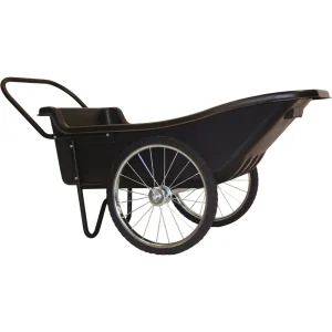 8376 Heavy-Duty Utility Cart – 10 Cu. Ft, 400 lb Capacity, Flat-Free Wheels for Ice Fishing, Firewood & Outdoor Hauling