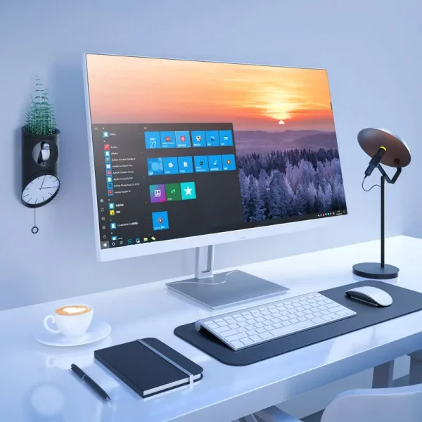 factory 24 inch i3/i5/i7/i9 LED Desktop All in One Computer Monoblock with Battery UPS OEM Business Gaming Barebone AIO PC gamer - Image 3