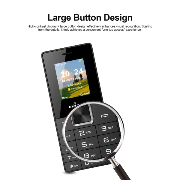 2G Feature Phone 1.77" Display 3000mAh Battery Dual SIM Dual Standby Strong Torch MP3 MP4 FM Radio Bluetooth Senior Mobile Phone - Image 6