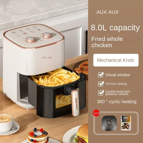 220V AXA Air Fryer Model - All-in-One Air Fryer Oven with Smart Auto-Fry, Multi-Functionality and No Oil Cooking C - Image 5
