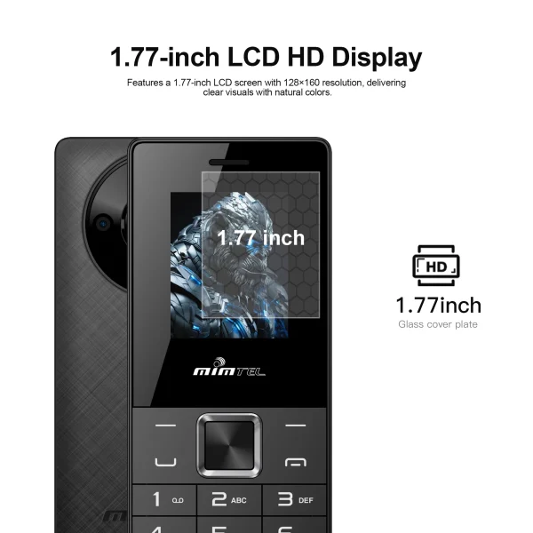 2G Feature Phone 1.77" Display 3000mAh Battery Dual SIM Dual Standby Strong Torch MP3 MP4 FM Radio Bluetooth Senior Mobile Phone - Image 5