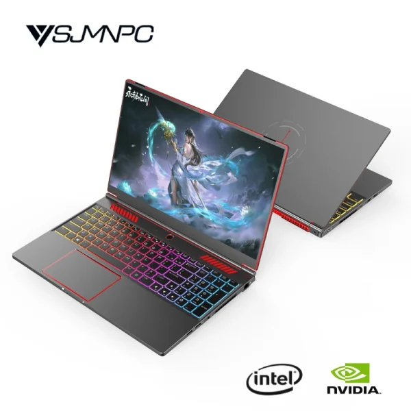 16.1 Inch Gaming Laptop Computer RTX4050 6G Intel Core i9-12900H i5-12450H windows11 por Max 64GB 2*DDR5 2*M.2 NVME 4TB SSD WiFi