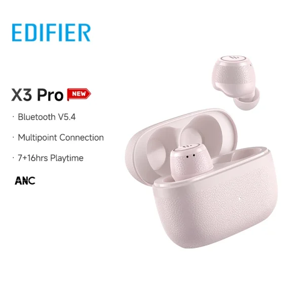 Edifier X3 Pro True Wireless Earbuds Active Noise Cancellation Earphone Bluetooth V5.4 Multipoint Connection IP54 Lightweight - Image 7