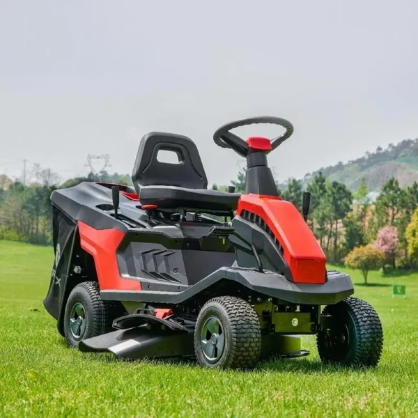 Electric Riding Mower New Cheap  Inch Industrial   Turn Lawn Mower With Gasoline Engine - Image 2