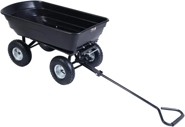 650LB Garden Dump Cart Dumper Wagon Carrier Wheel Barrow Air Tires Heavy Duty New - Image 3