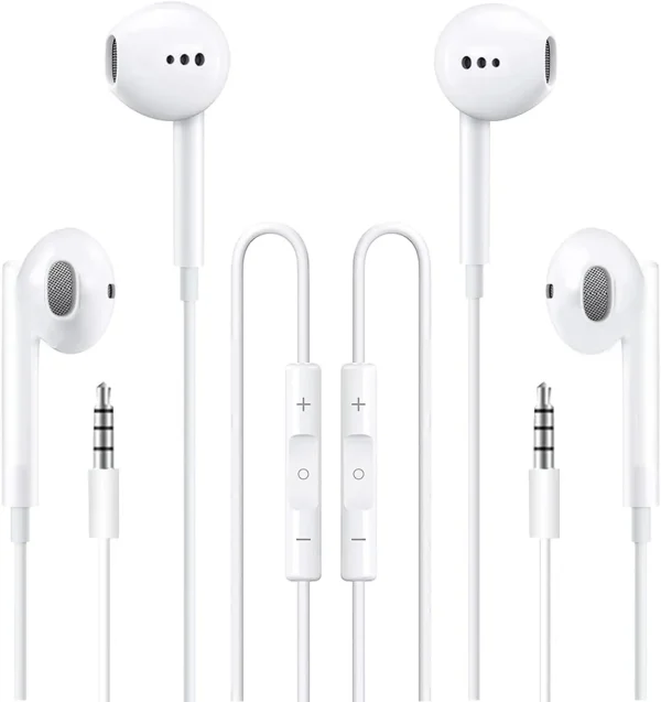 2 Pack Wired Earbuds with Mic, Volume Control, Compatible with iPhone/iPad/Android/PC & 3.5mm Devices - Image 7
