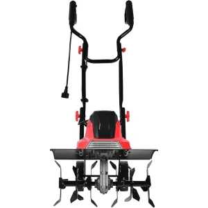17-Inch 13.5 Amp Corded Electric Tiller and Cultivator, Powerful Tillers w/ 9-Inch Tilling Depth, 6 Tines,Rototillers Tool