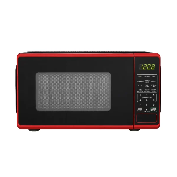 2025 NEW Mainstays 0.7 Cu ft Countertop Microwave Oven, 700 Watts, Black - Image 4