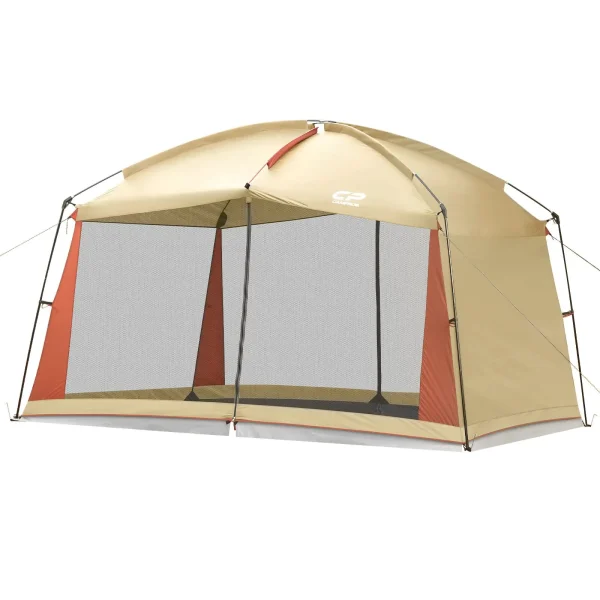 Screen House Room Camping Tent 12 x 10 Ft Canopy Tent Screen Shelter Gazebos Outdoor - Image 8