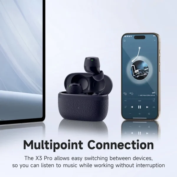 Edifier X3 Pro True Wireless Earbuds Active Noise Cancellation Earphone Bluetooth V5.4 Multipoint Connection IP54 Lightweight - Image 6