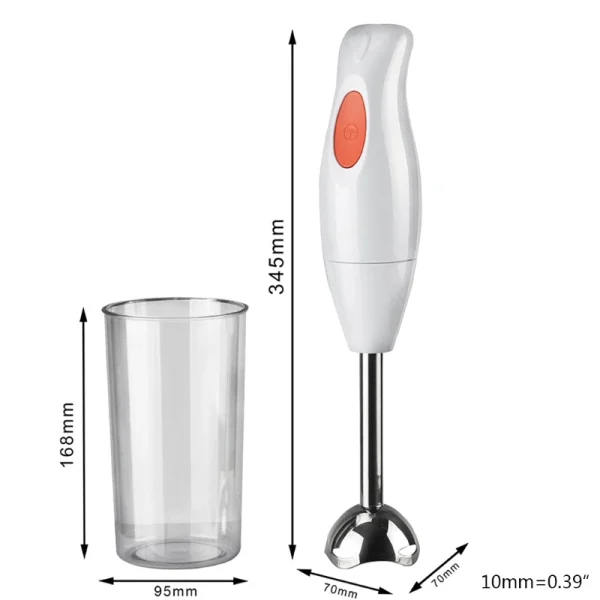 Household Hand Mixer 300W EU Plug Coffee Milk Foam Puree Baby New Dropship - Image 6