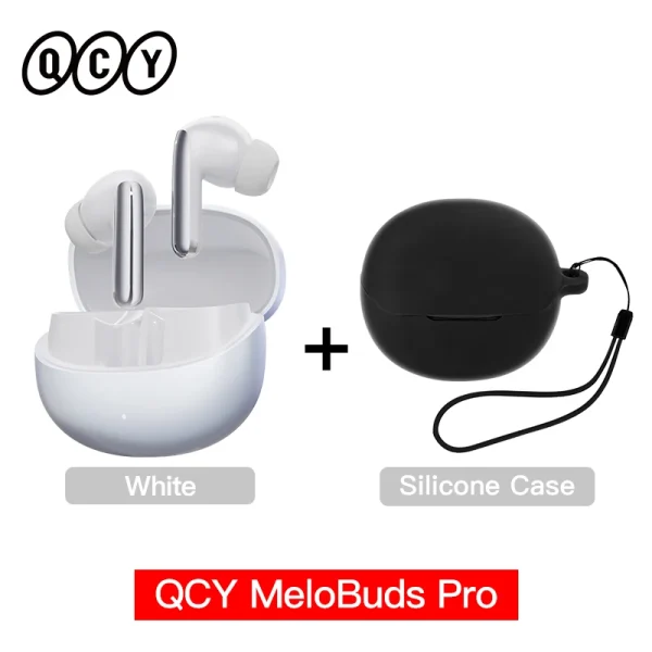 QCY MeloBuds Pro ANC Bluetooth 5.3 Earphones Wireless 46dB Hybrid ANC Hi-Res LDAC Earbuds 6 Mic Headphones 34H in-Ear Detection - Image 9
