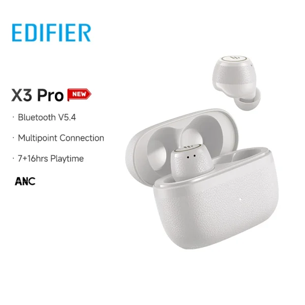 Edifier X3 Pro True Wireless Earbuds Active Noise Cancellation Earphone Bluetooth V5.4 Multipoint Connection IP54 Lightweight - Image 9