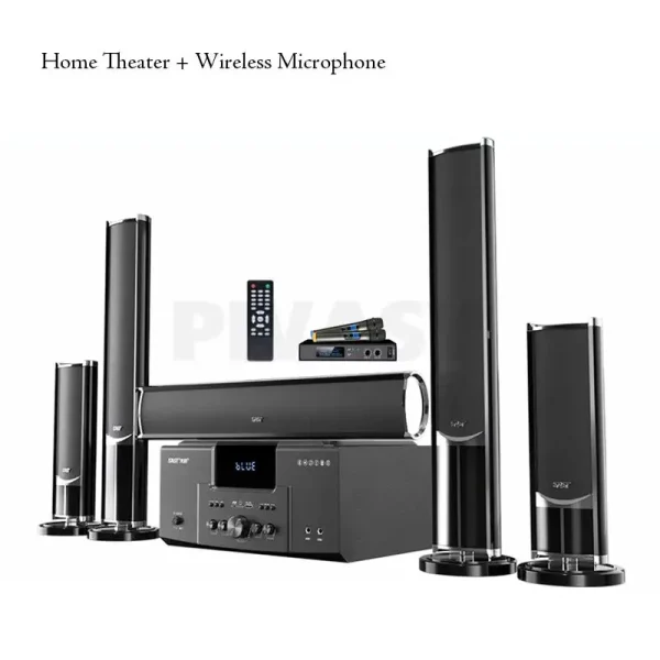 8 Inch 4Ω High Power TV Living Room KTV Bluetooth 4.0 Speaker Stereo Sound Subwoofer Speaker 5.1 Home Theater System Audio Set - Image 8